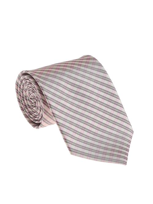 grey micro silk fabric tie with cuff link and pocket square - 14506816 - Standard Image - 1