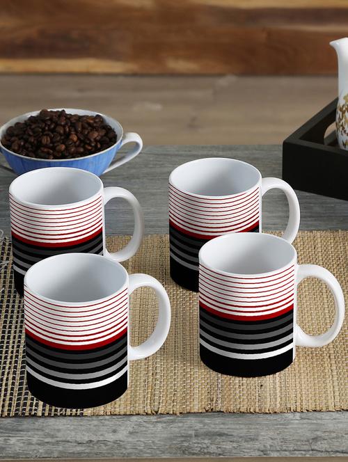 Multicolored 4 pcs Porcelain Gift Mugs Set 250ml - 14506927 - Very Small Image - 1