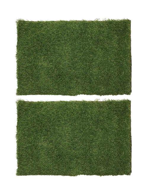 Home Candy Soft & Durable Good Quality Arificial Grass Mat For Balcony or Door- Set of 2- Large Size - 14506964 - Very Small Image - 1
