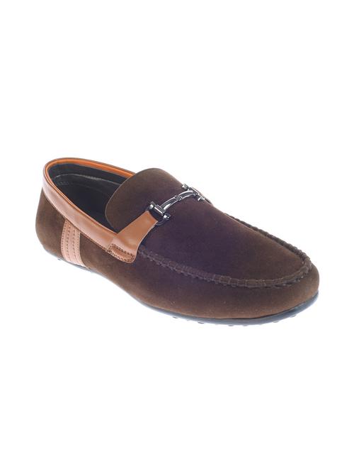 brown Suede slip on loafer - 14507055 - Standard Image - 1