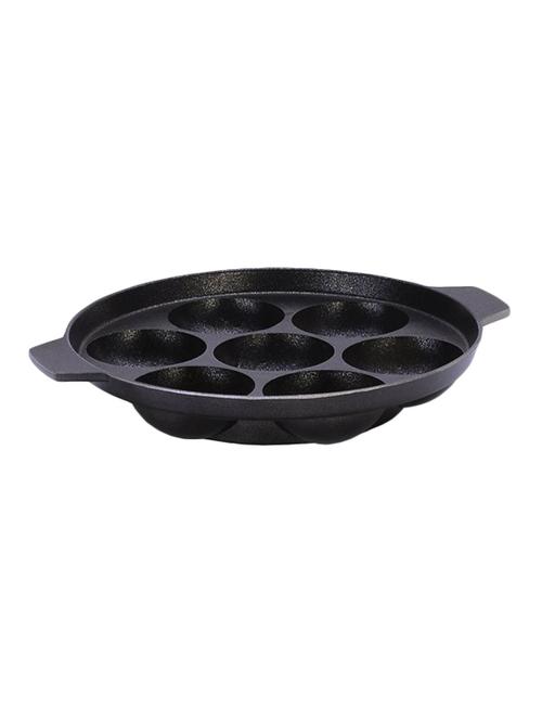 Aagam Non Stick 7 Cavaties BLACK Appam - 14508828 - Very Small Image - 1