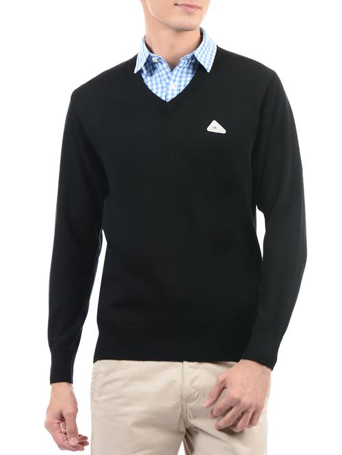 black wool pullover - 14509577 - Very Small Image - 1