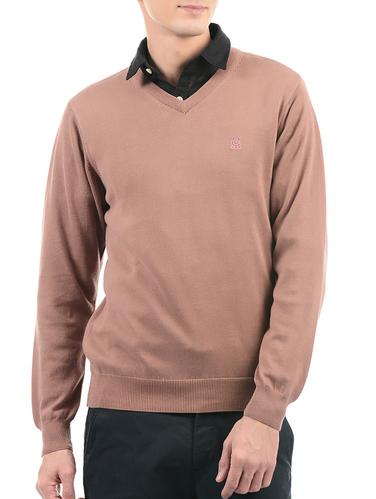 brown wool pullover - 14509586 - Very Small Image - 1