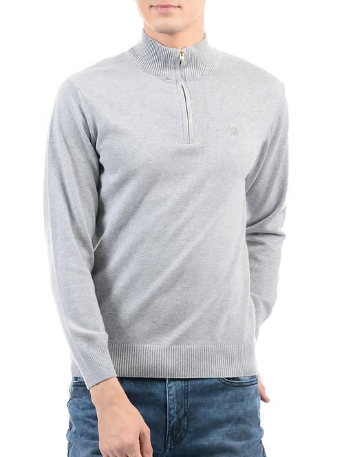 grey wool pullover - 14509587 - Very Small Image - 1