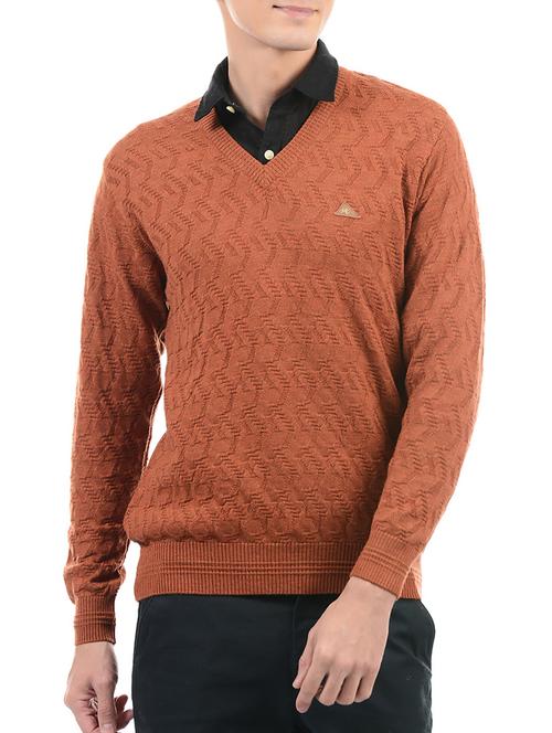 orange wool pullover - 14509589 - Very Small Image - 1