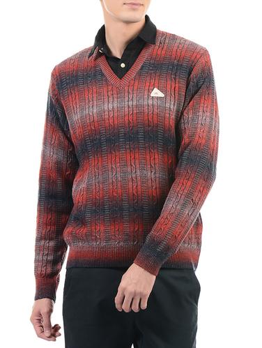 red wool pullover - 14509600 - Very Small Image - 1