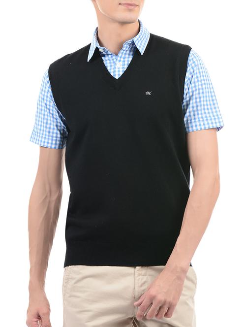 black wool pullover - 14509610 - Very Small Image - 1