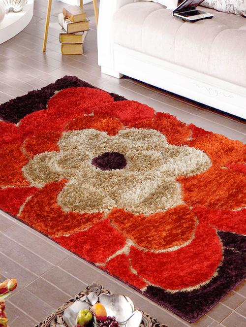 Designer Polyester Soft Touch Carpet - 14509712 - Very Small Image - 1
