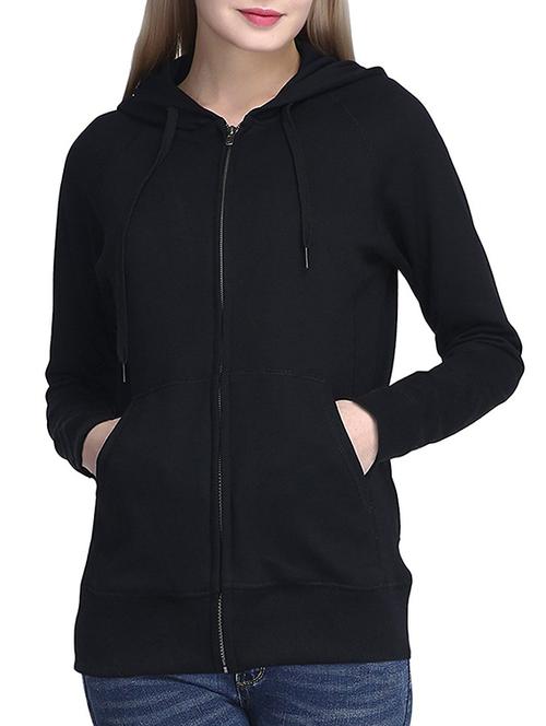 black fleece hooded sweatshirt - 14509930 - Very Small Image - 1
