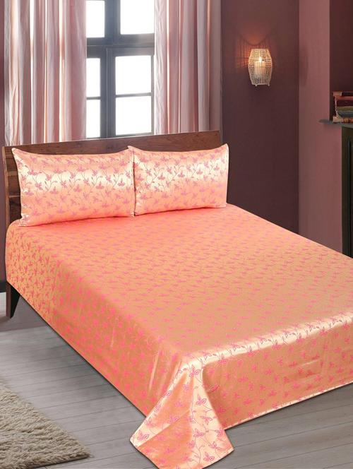 Printed PolyCotton Double Bed Cover - 14510059 - Very Small Image - 1