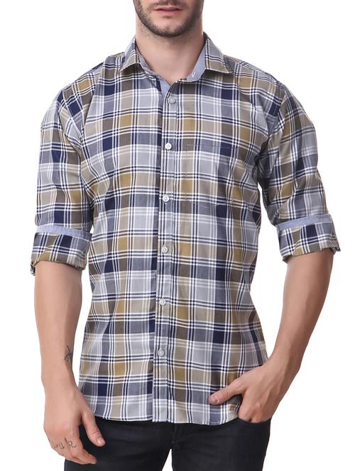 multi cotton casual shirt - 14510370 - Standard Image - 1