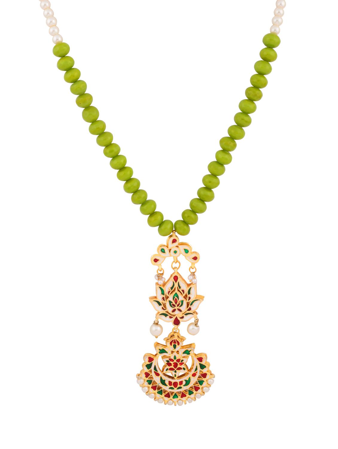 multi colored zinc necklace - 14510898 - Zoom Image - 2