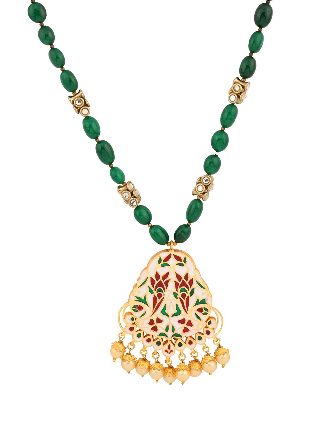 multi colored zinc necklace - 14510899 - Zoom Image - 2