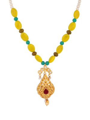 multi colored zinc necklace - 14510904 - Standard Image - 2