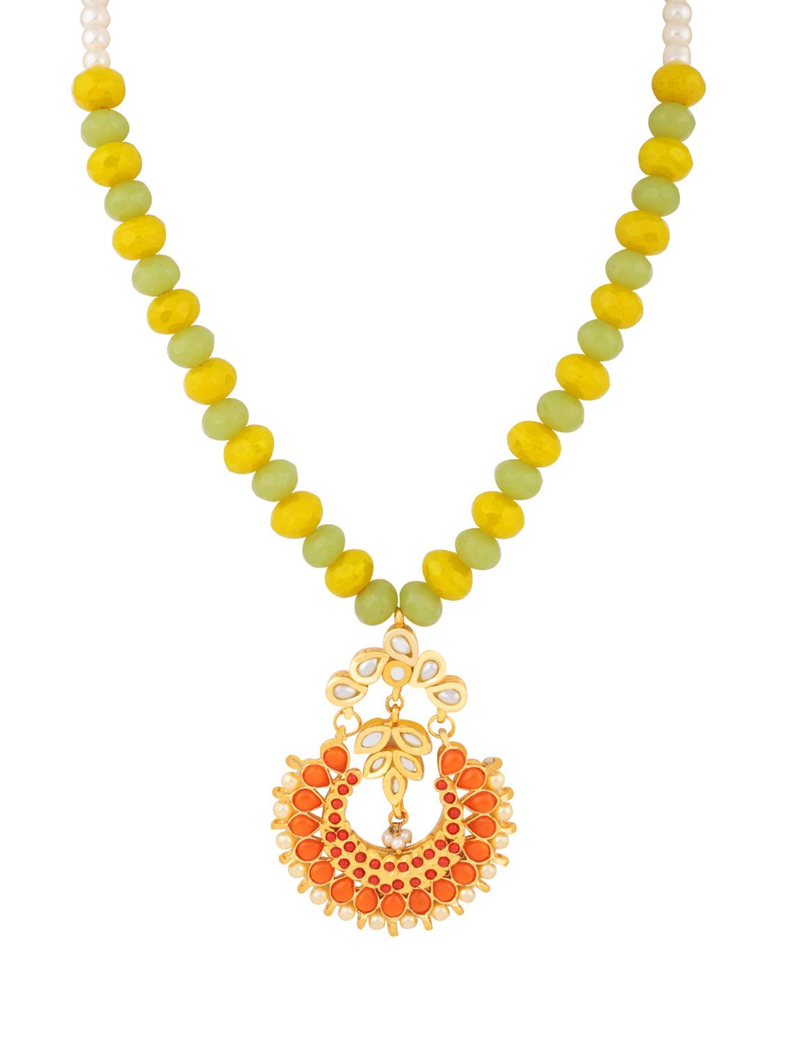 multi colored zinc necklace - 14510906 - Zoom Image - 2