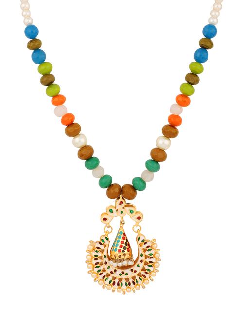 multi zinc necklace - 14510917 - Standard Image - 1