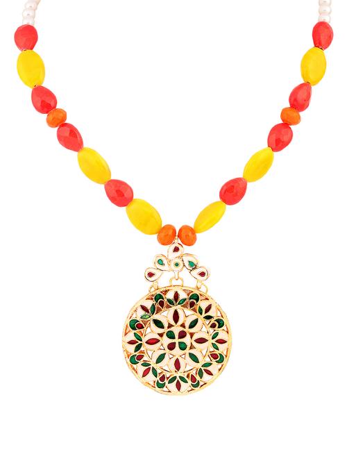 multi zinc necklace - 14510921 - Standard Image - 1
