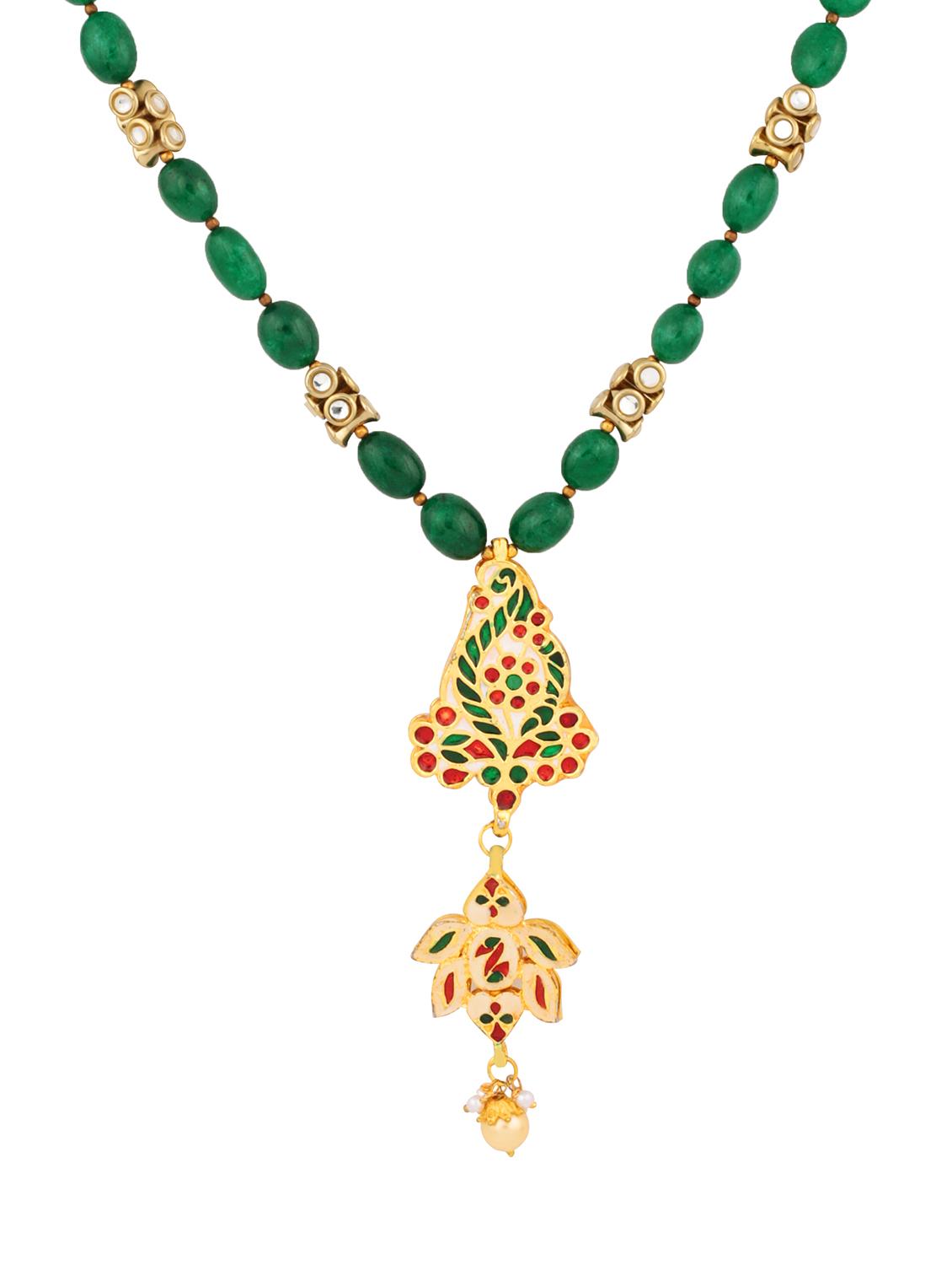 multi colored zinc necklace - 14510922 - Zoom Image - 2