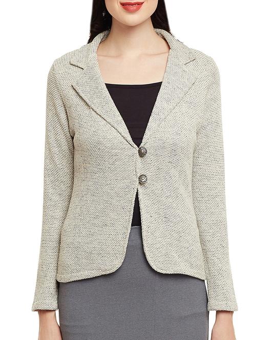 Grey cotton blazer - 14511204 - Very Small Image - 1