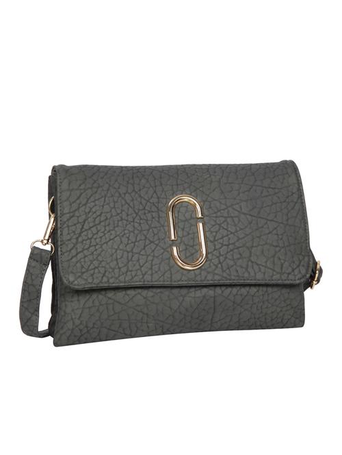 grey leatherette regular sling bag - 14511265 - Very Small Image - 1