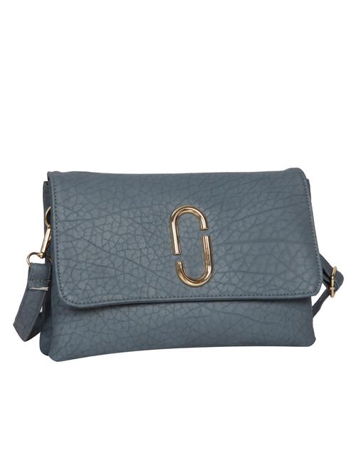 blue leatherette regular sling bag - 14511267 - Very Small Image - 1