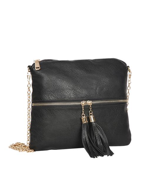 black leatherette regular sling bag - 14511295 - Very Small Image - 1