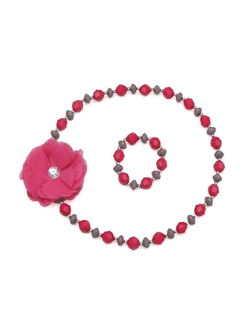 multi colored plastic neckpiece with bracelet - 14511379 - Very Small Image - 1