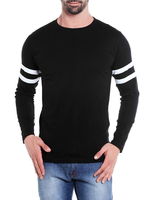 black taped t-shirt - 14511389 - Standard Image - 1