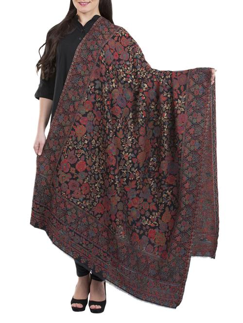 black woolen shawl - 14511447 - Standard Image - 1