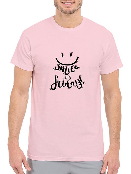 pink cotton chest print tshirt - 14511564 - Standard Image - 1