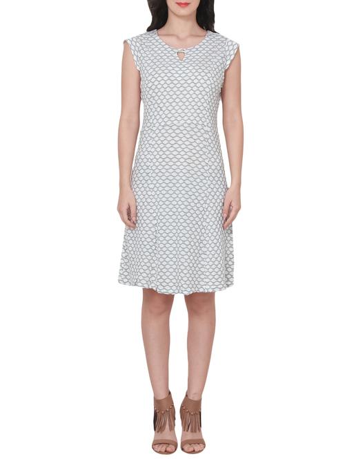 grey jersey aline dress - 14512296 - Standard Image - 1