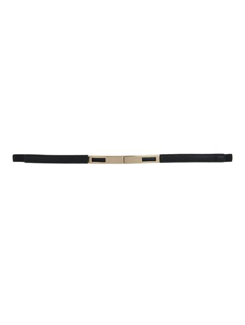 black leatherette (pu belt - 14512667 - Very Small Image - 1