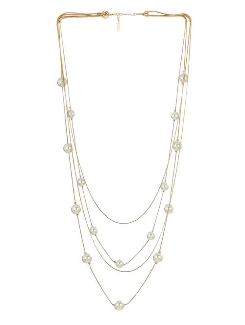 white metal pearl necklace - 14512721 - Very Small Image - 1