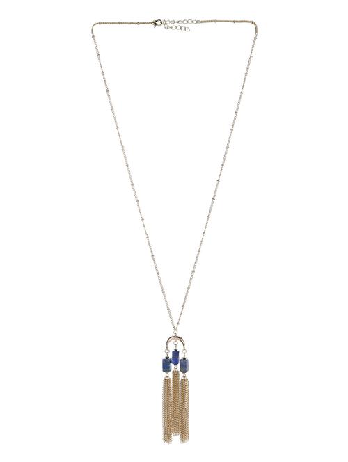 blue metal long necklace - 14512726 - Very Small Image - 1