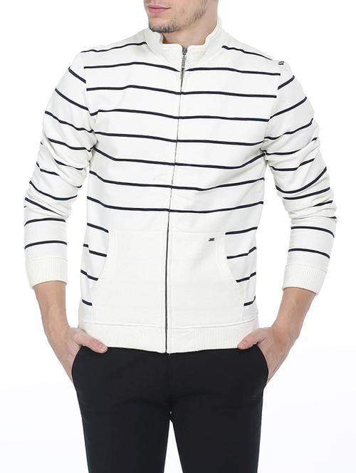 white cotton casual jacket - 14512843 - Very Small Image - 1