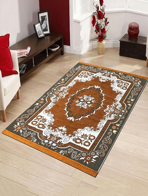 Ethnic Print Designer Carpet - 14513625 - Very Small Image - 1