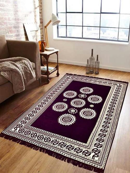 Ethnic Print Designer Carpet - 14513659 - Very Small Image - 1