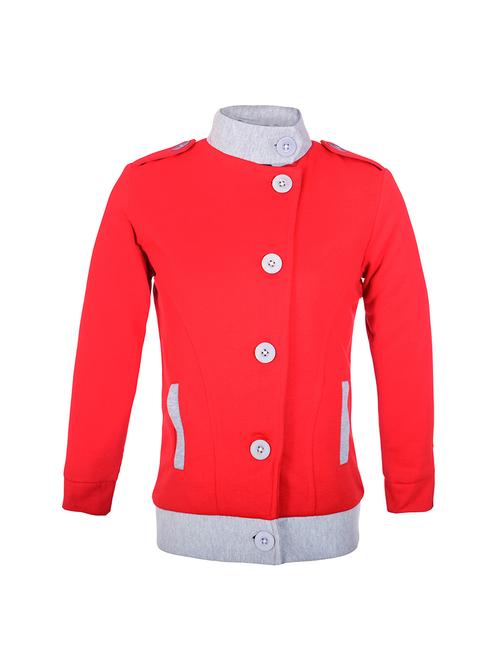 red fleece jacket - 14513695 - Standard Image - 1
