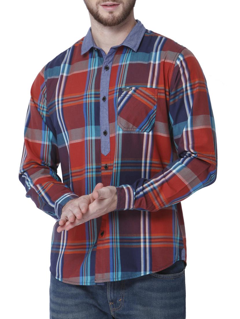 multi cotton casual shirt - 14514099 - Zoom Image - 1