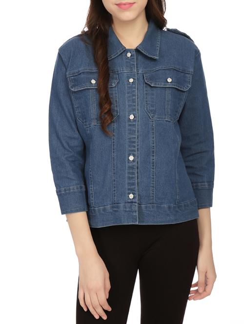 blue denim jacket - 14514131 - Very Small Image - 1
