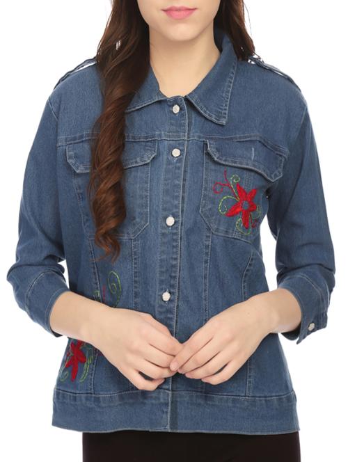 blue denim jacket - 14514134 - Very Small Image - 1