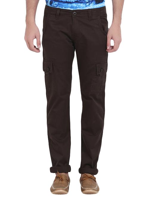brown cotton cargos - 14514141 - Standard Image - 1