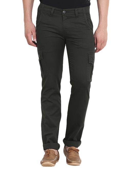 green cotton cargos - 14514143 - Very Small Image - 1