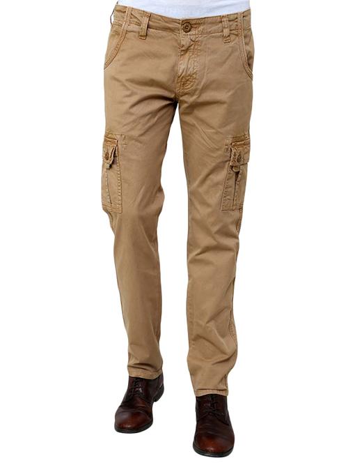 beige cotton cargos - 14514147 - Very Small Image - 1