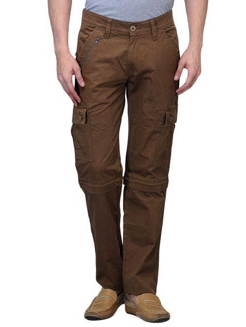brown cotton cargos - 14514153 - Standard Image - 1