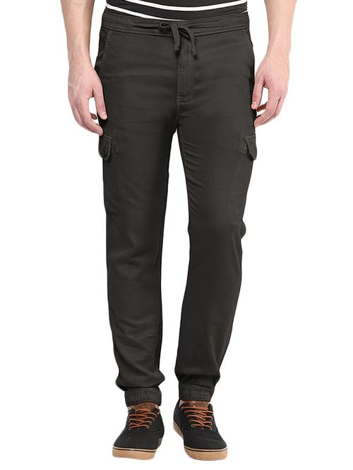 grey cotton joggers - 14514179 - Very Small Image - 1