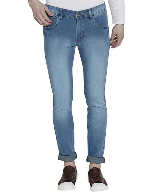 blue denim washed jeans - 14514203 - Very Small Image - 1