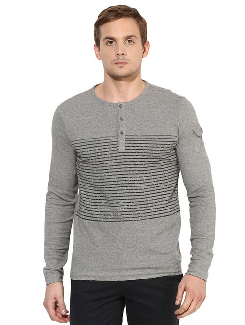 grey cotton t-shirt - 14514670 - Standard Image - 1
