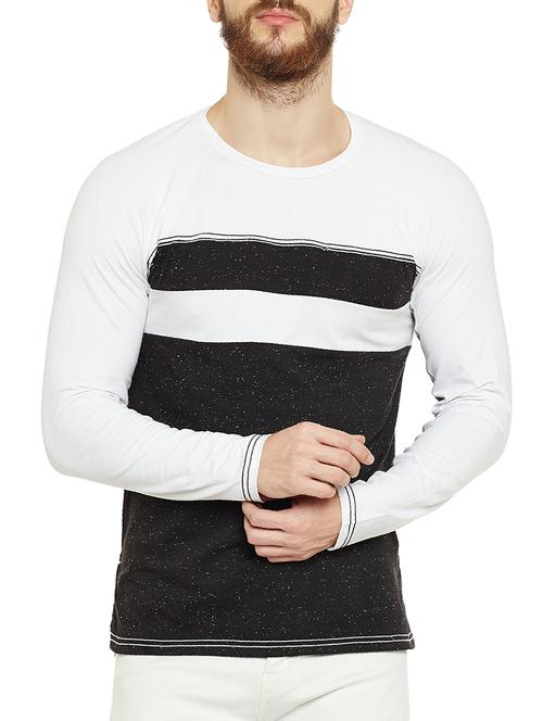 black and white cotton t-shirt - 14515487 - Very Small Image - 1