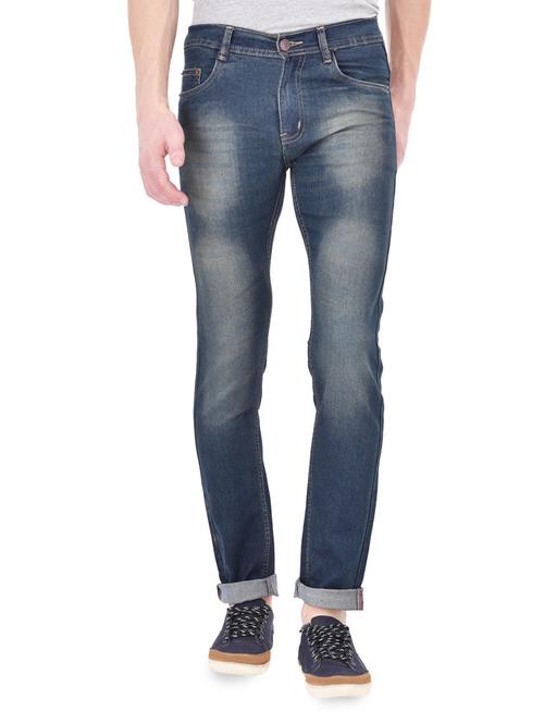 blue denim washed jeans - 14515569 - Standard Image - 1